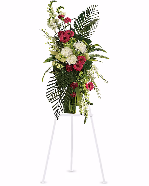 Gerberas and Palms Spray